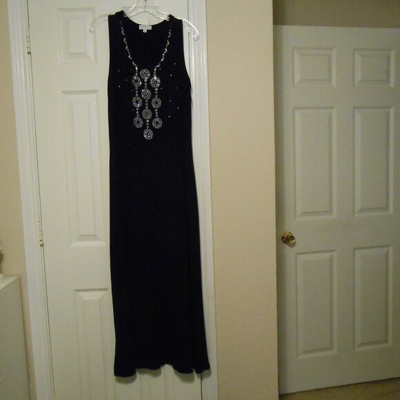 Joseph A Sleeveless A-Line Maxi Dress SUMMER TRAVEL DRESS - Picture 1 of 4